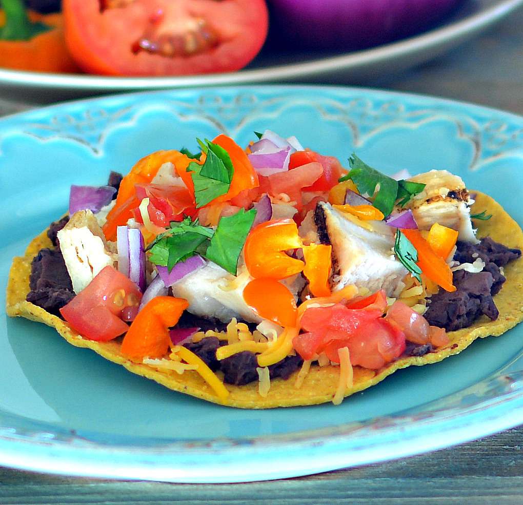 Chicken Tostadas Recipe