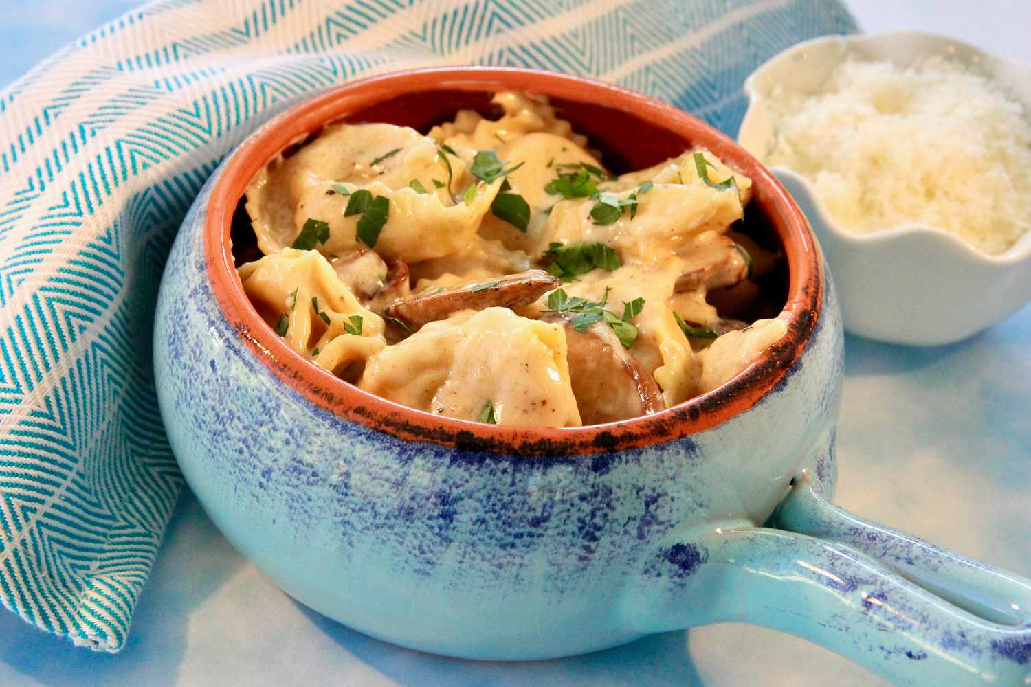 Mushroom Tortellini Alfredo Recipe