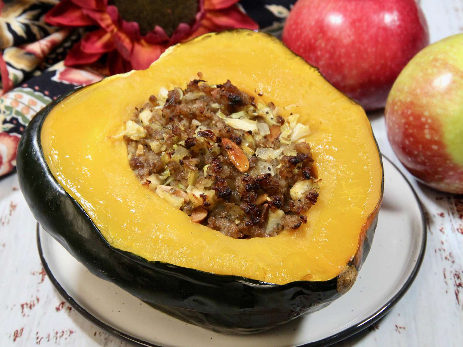 Stuffed Acorn Squash with Sausage Recipe