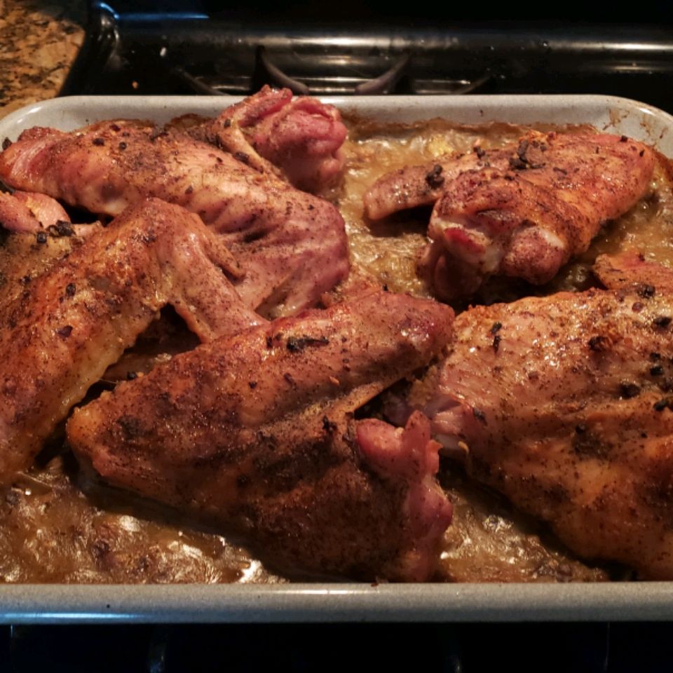 Easy Baked Turkey Wings Recipe