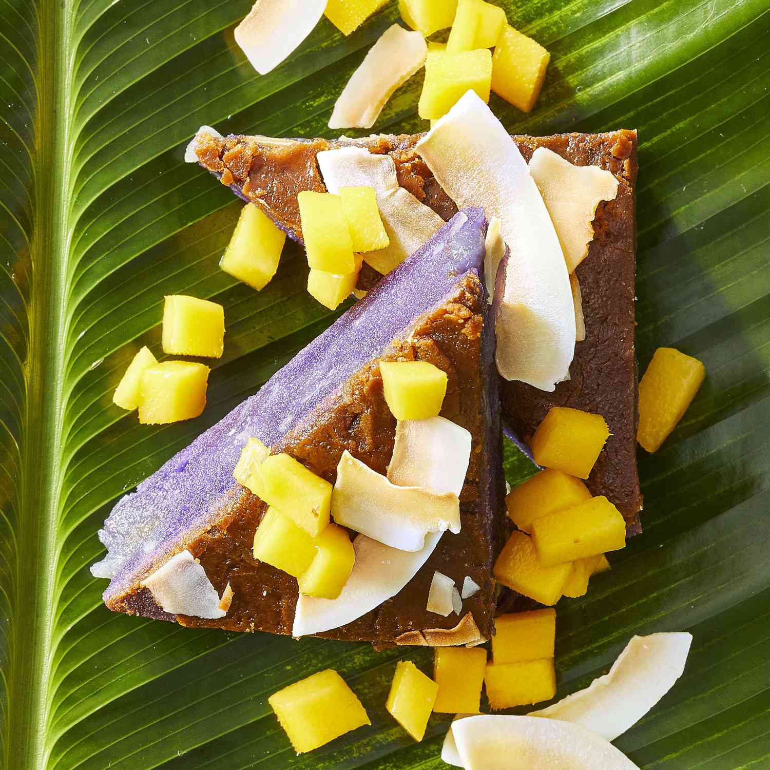 Purple Yam and Coconut Mochi (Ube Bibingka) Recipe