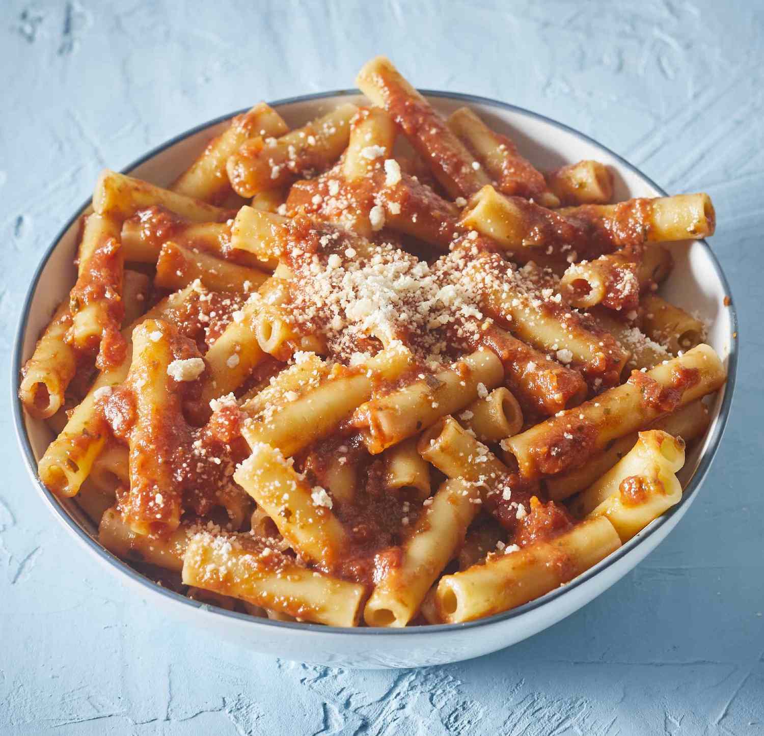 Ziti with Tomato-Pesto Sauce Recipe
