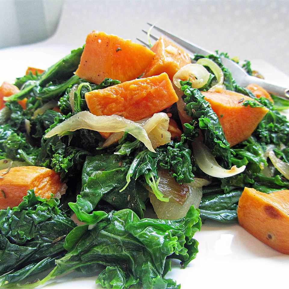 Roasted Sweet Potato and Kale Salad Recipe