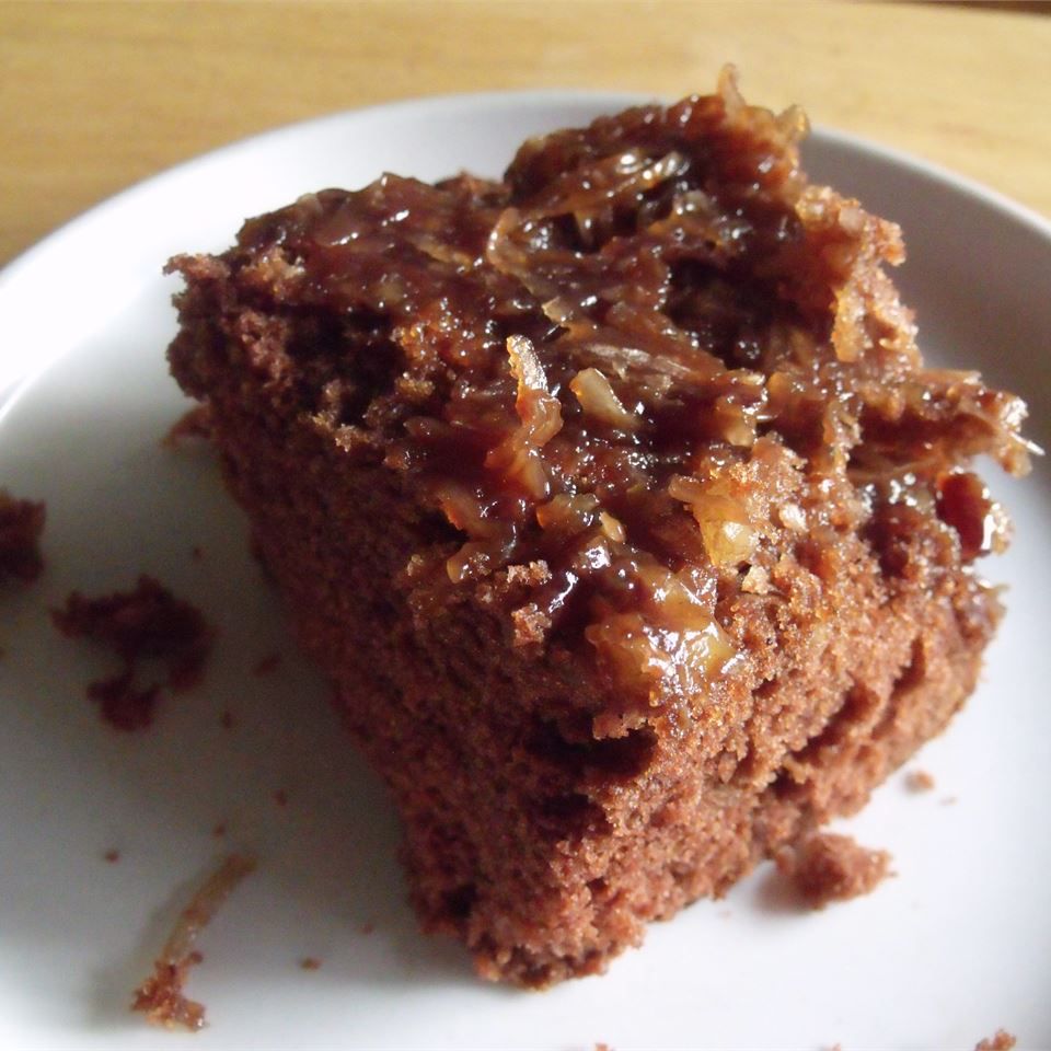 German Chocolate Upside Down Cake Recipe