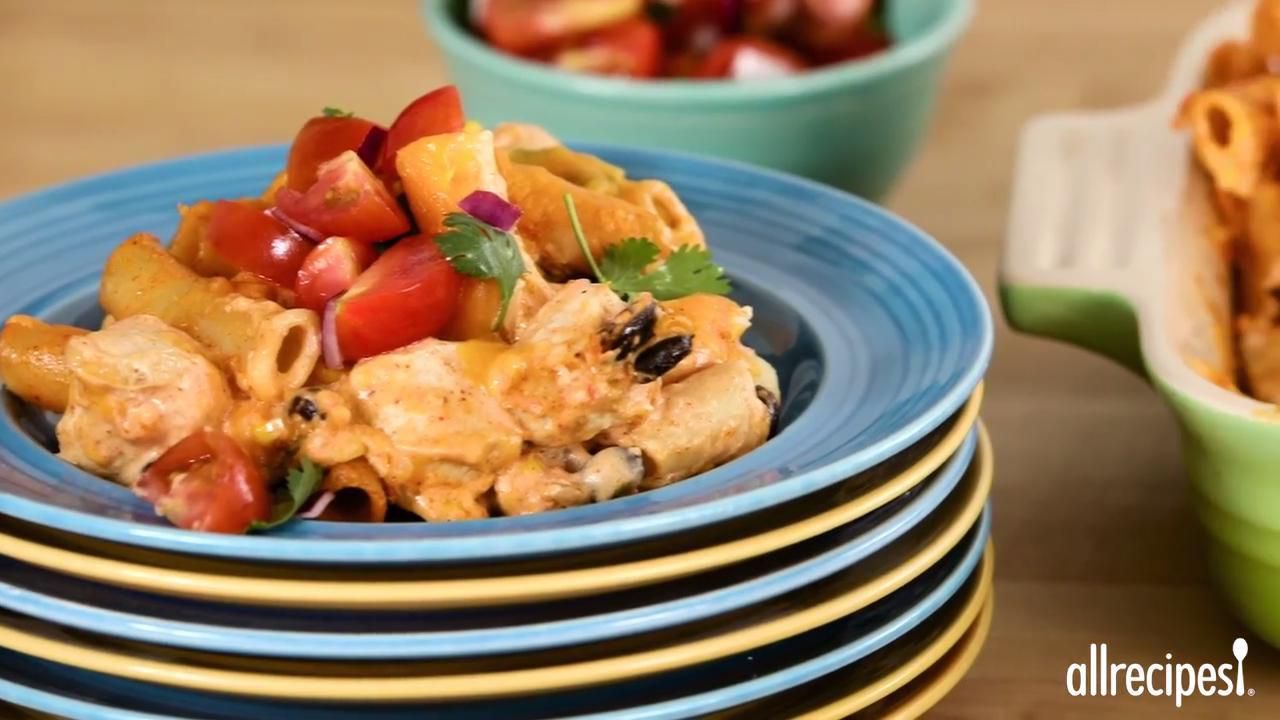 Chicken Fajita Pasta Bake Recipe